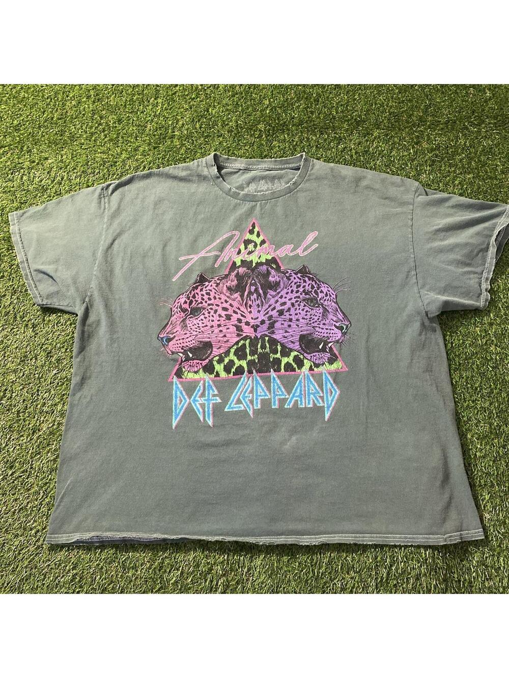 Modern Def Leppard Animal Tour grey T-shirt